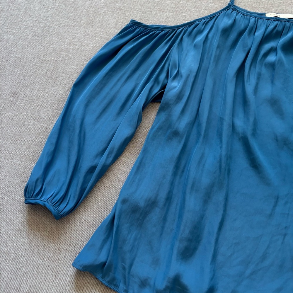Maje royal blue cold shoulder top. - Picture 5 of 13
